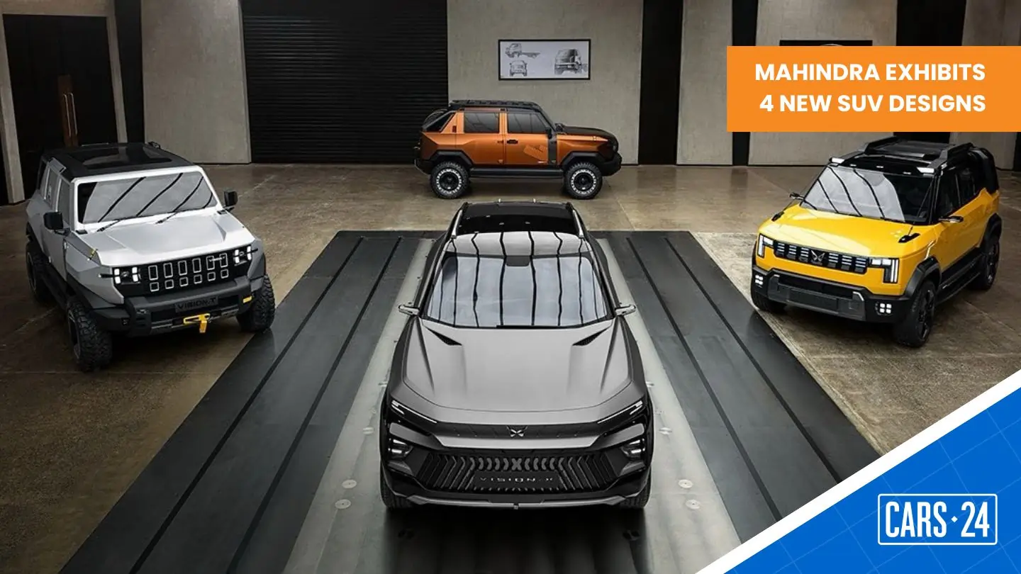 Mahindra unveils four SUV design concepts