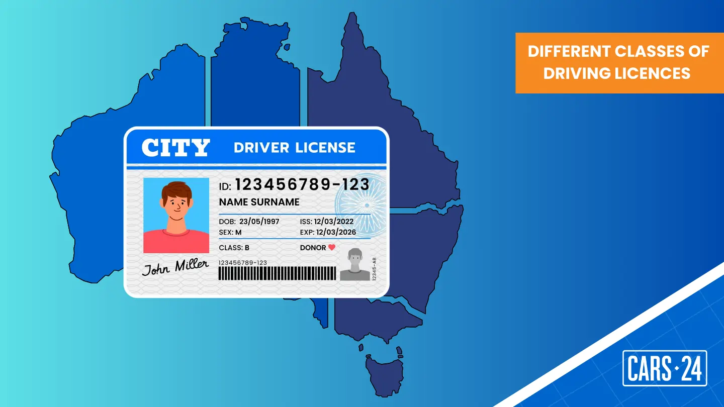 Different classes of driving licences in Australia