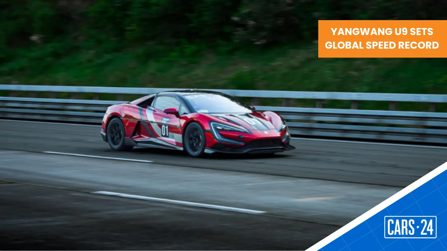 YANGWANG U9 track edition sets global EV speed record at 472.41 km/h