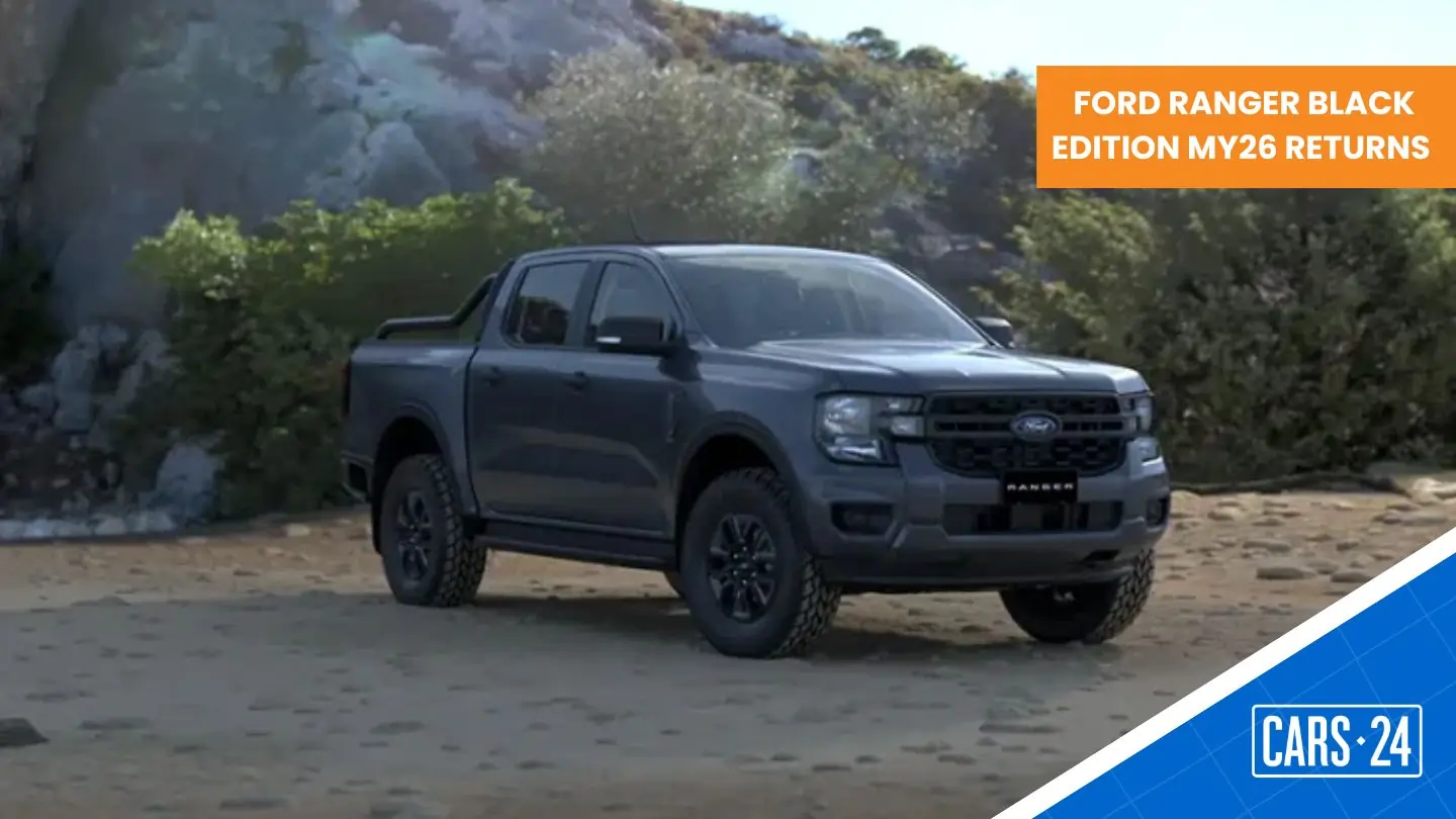 Ford Ranger black edition MY26 returns in Australia