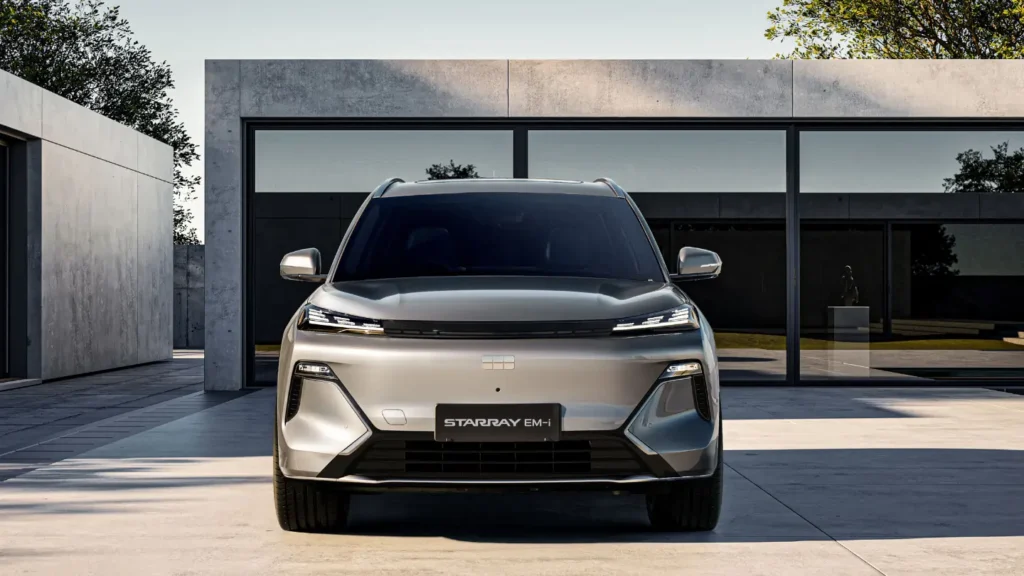 2026 Geely Starray EM-i plug-in hybrid SUV exteriors
