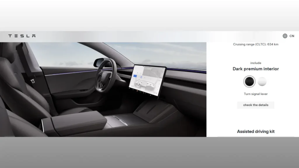 Tesla Model 3 brings back indicator stalks, with retrofit option