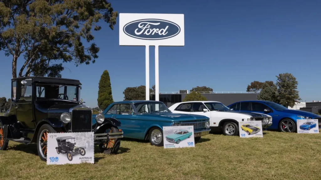 Ford Australia Centenary marked with limited-edition stamp collection