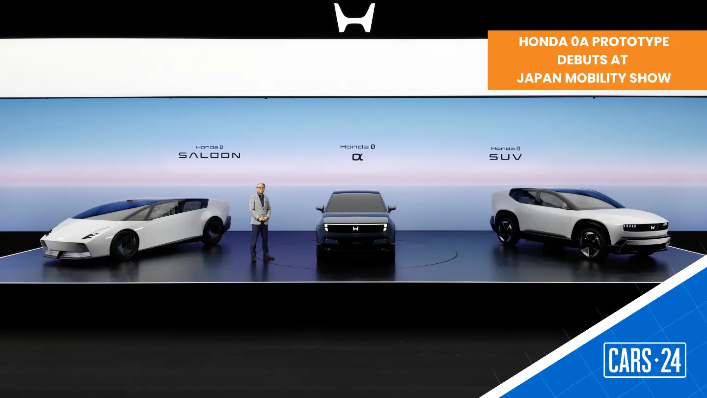 Honda 0a prototype debuts at Japan Mobility Show