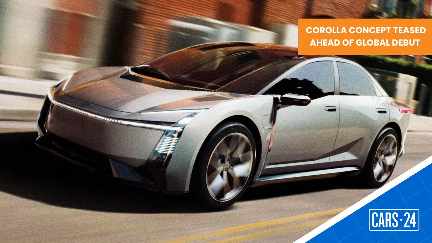 TOYOTA COROLLA CONCEPT TEASED AHEAD OF GLOBAL DEBUT