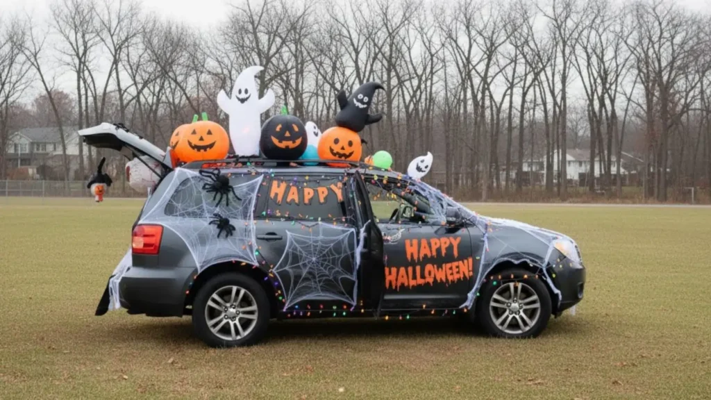 halloween car