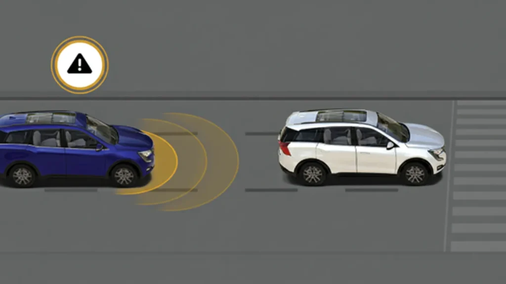 ADAS feature Front Collision Warning in mahindra XUV700 australia