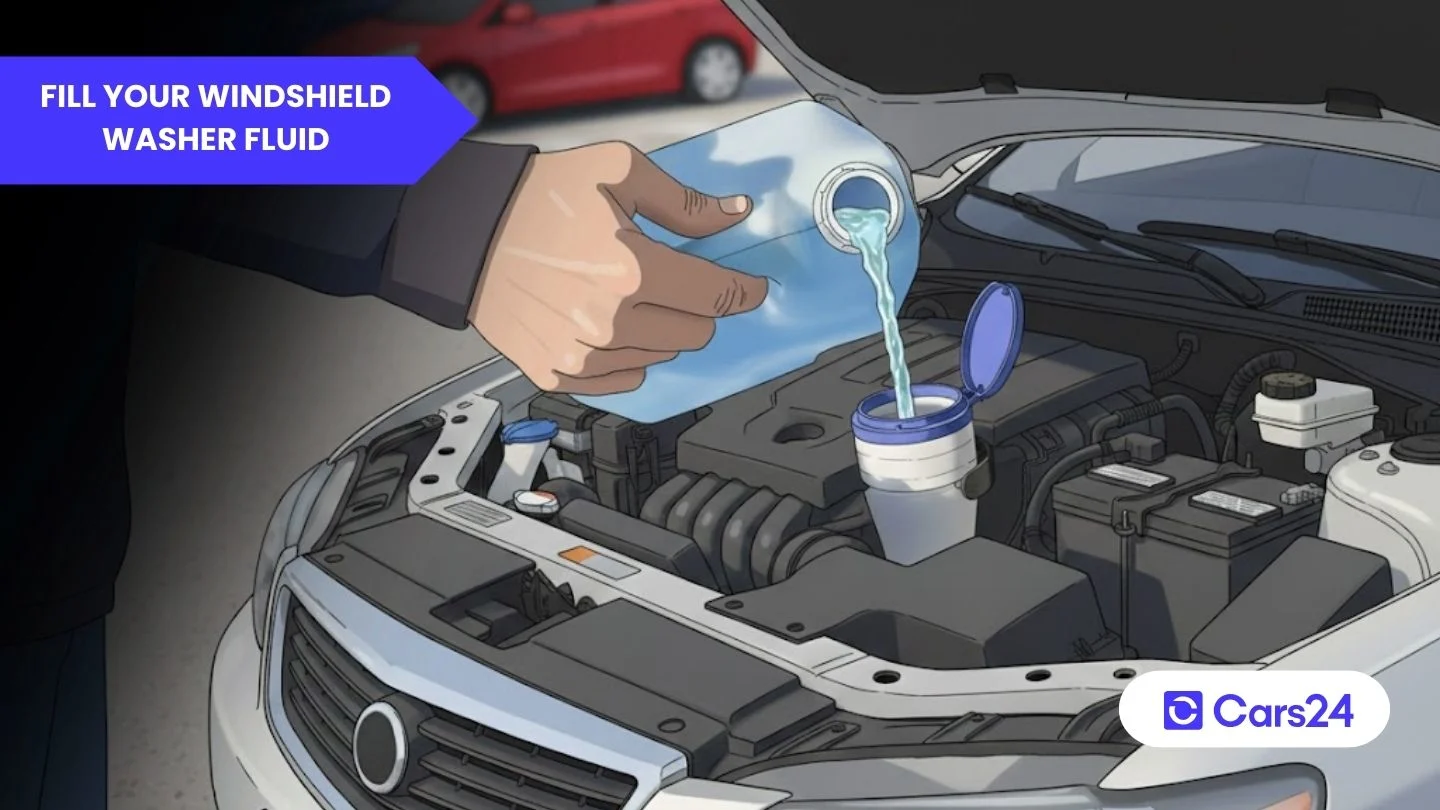 How to fill your windshield washer fluid