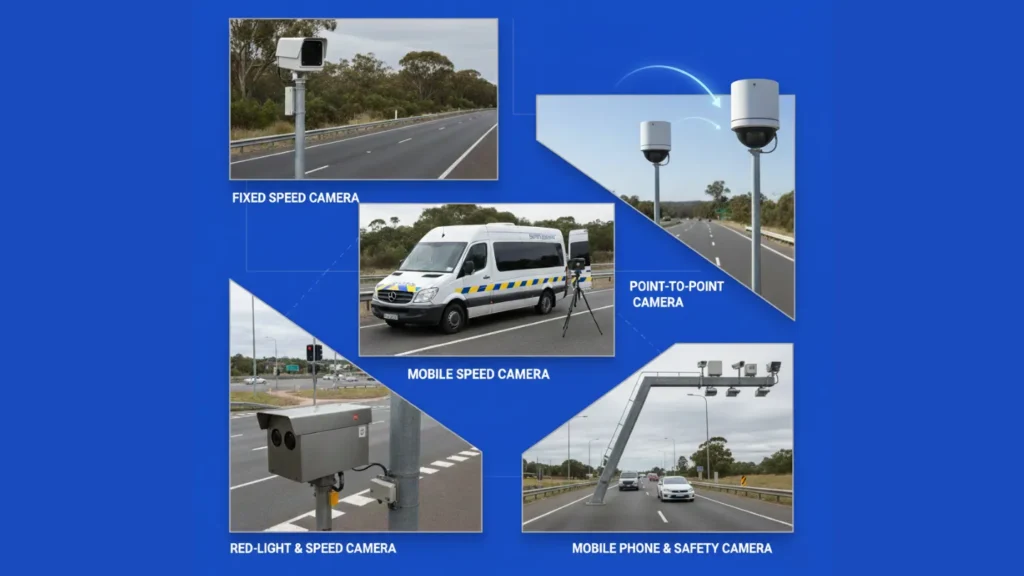 How different speed cameras look in Australia