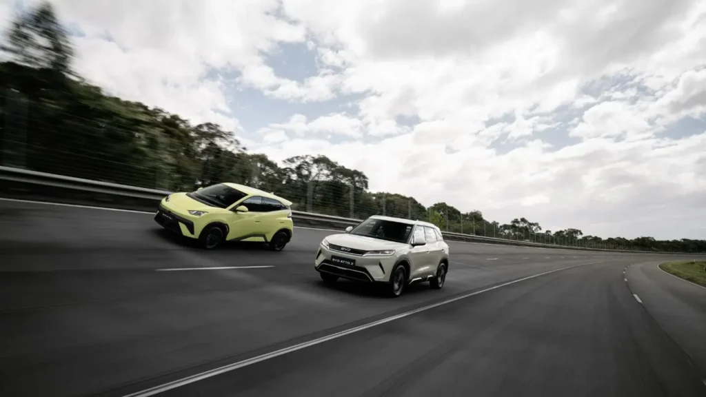 BYD Atto 1 and BYD Atto 2 