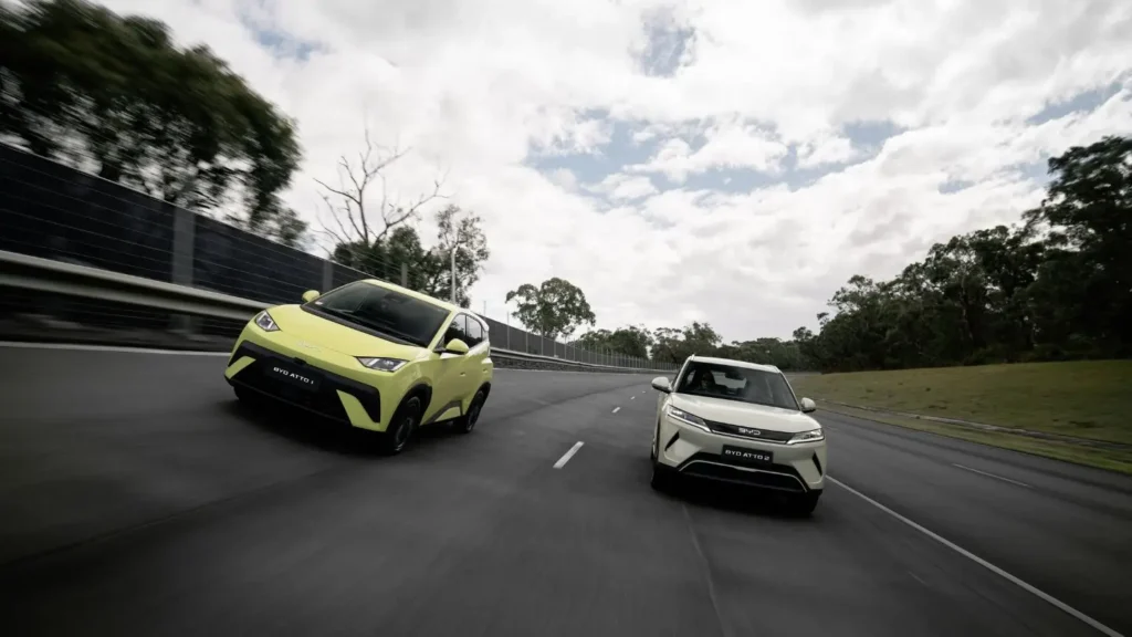 BYD Atto 1 and Atto 2 