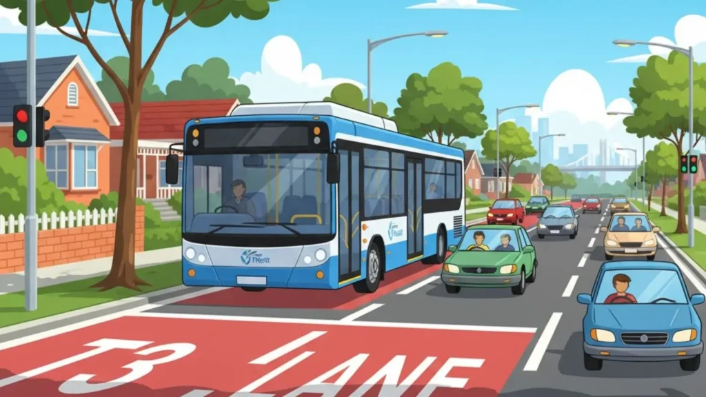 bus in T3 Lane