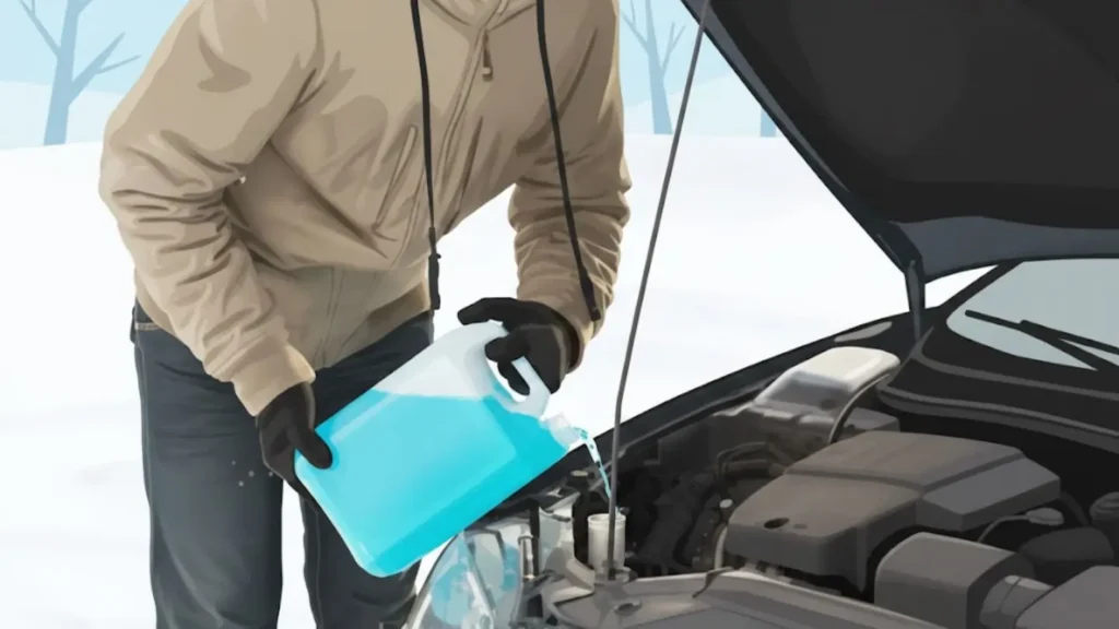 fill your windshield washer fluid