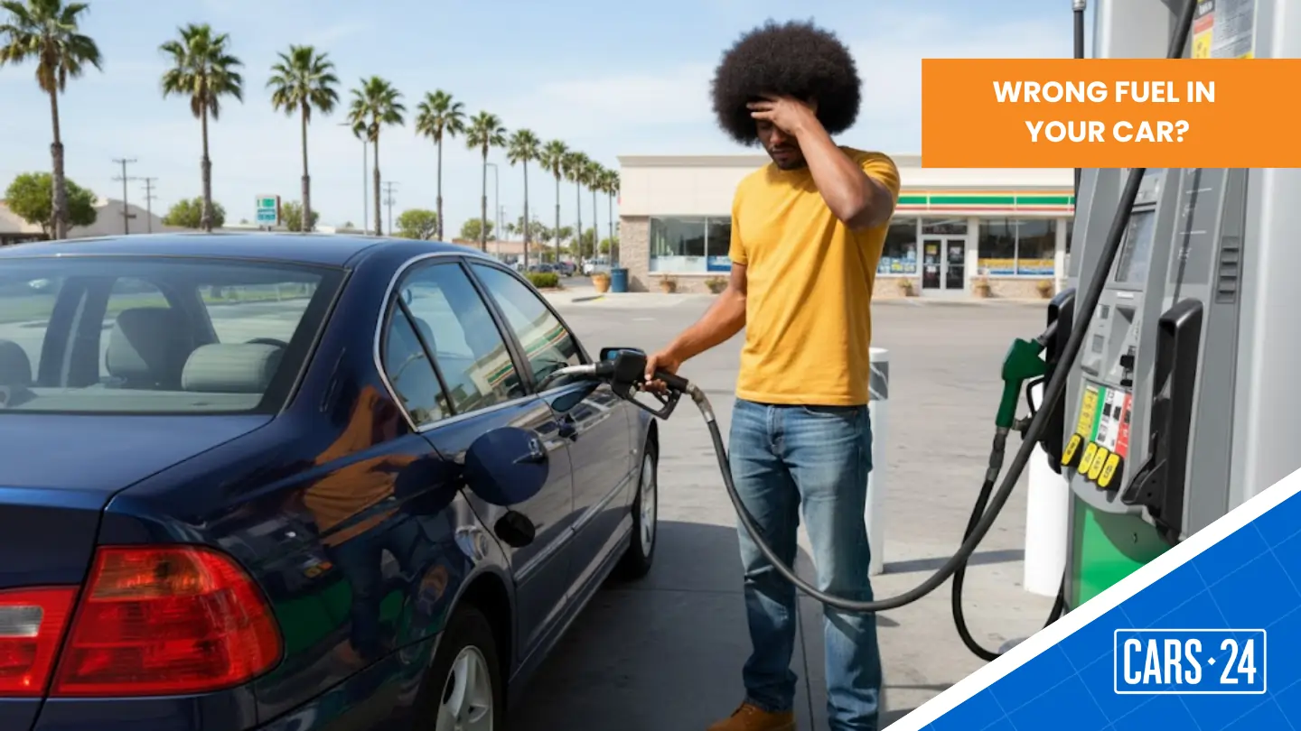 Wrong fuel in car