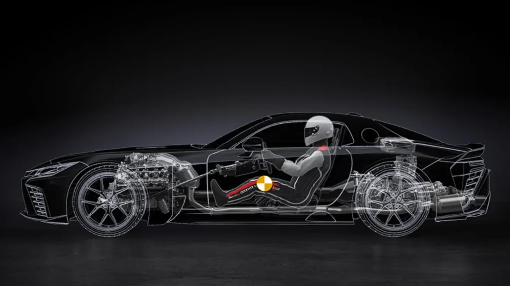 Driver's position in a 2025 Toyota GR GT