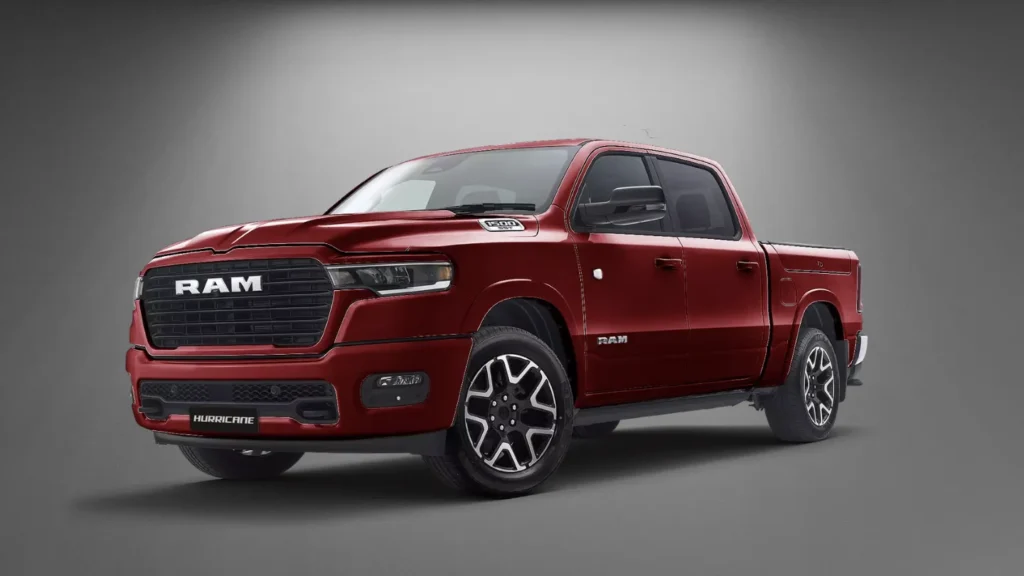 2025 RAM 1500 Laramie Front view red Australia