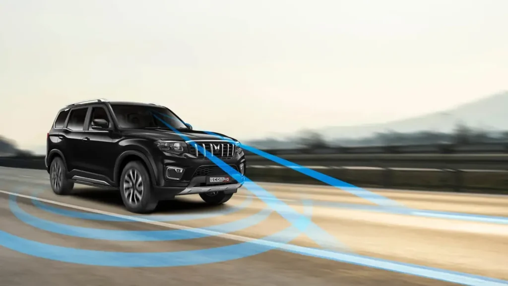 2026 Mahindra Scorpio level 2 adas visualised