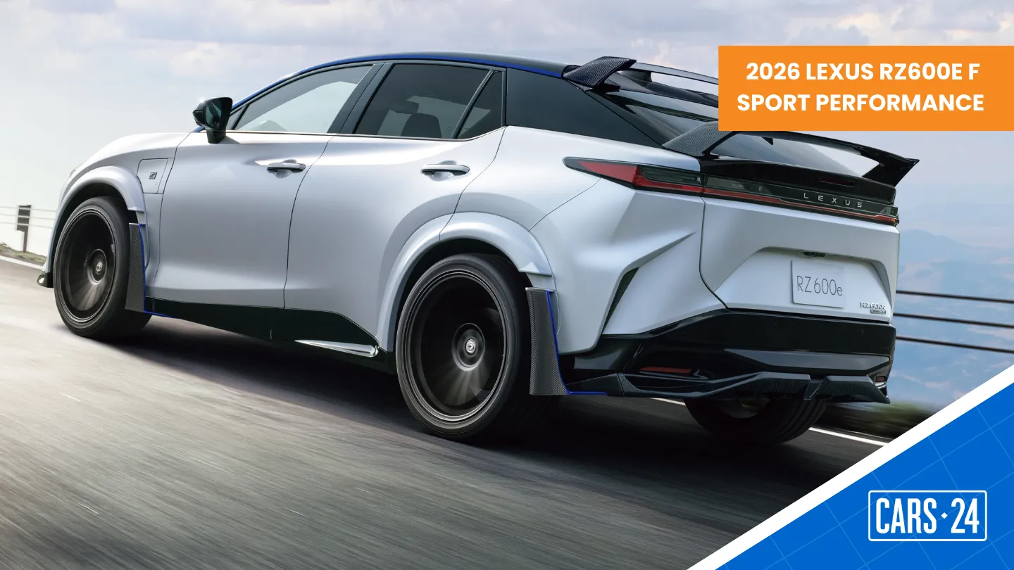 2026 Lexus RZ600e F Sport Performance revealed in japan banner