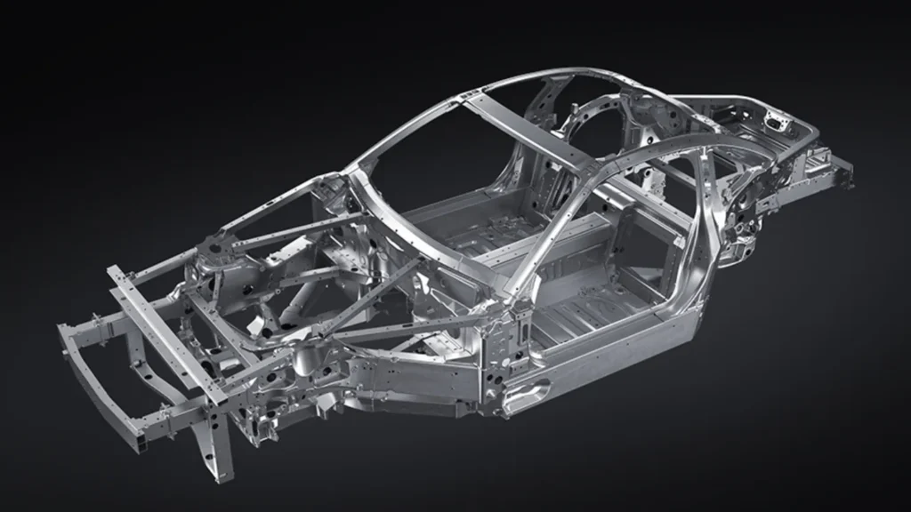 Toyota's all-aluminium body frame