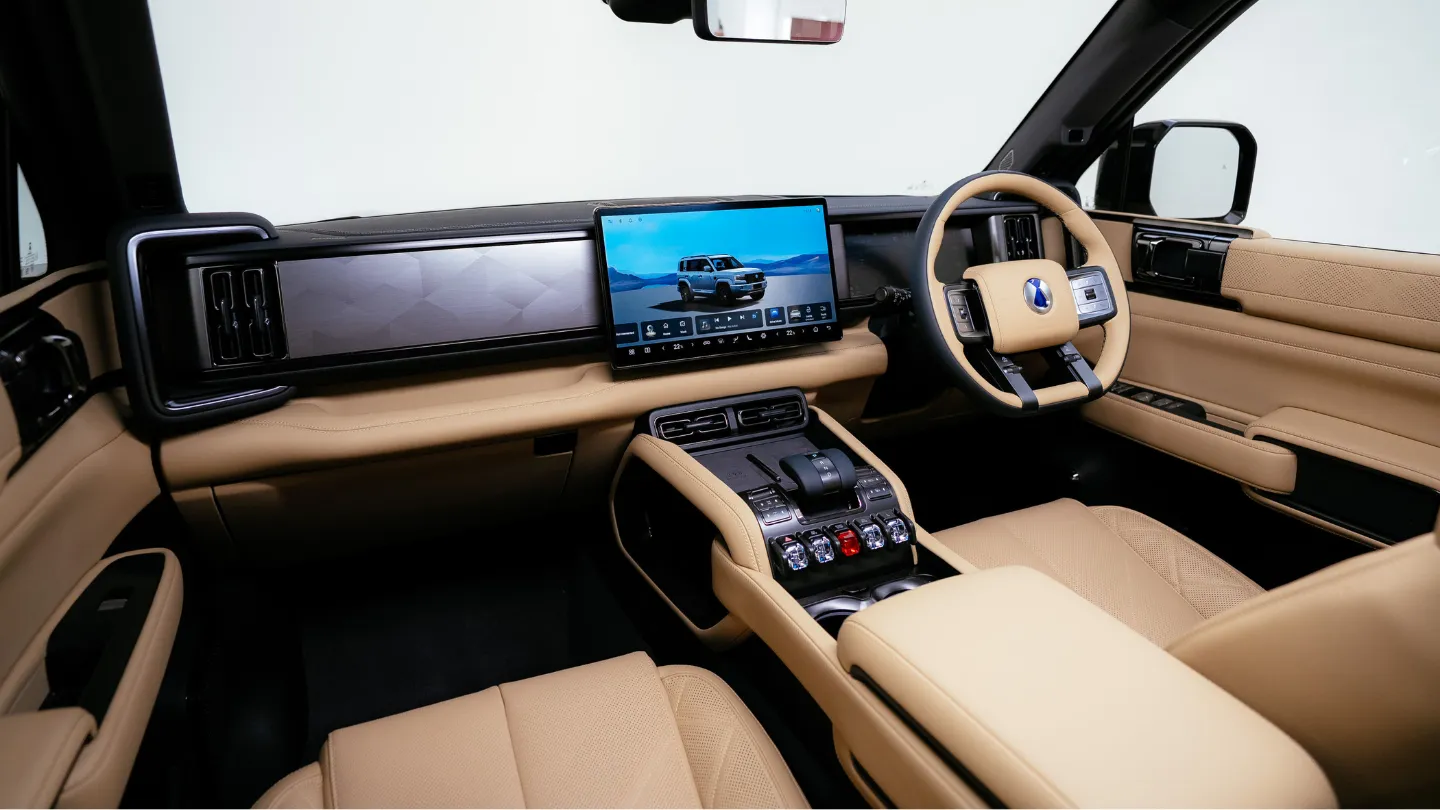 denza b5 interior front seats