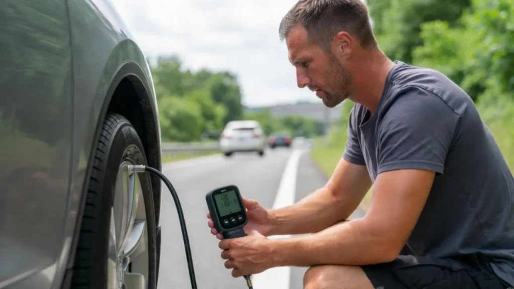 Air compressor and TPMS
