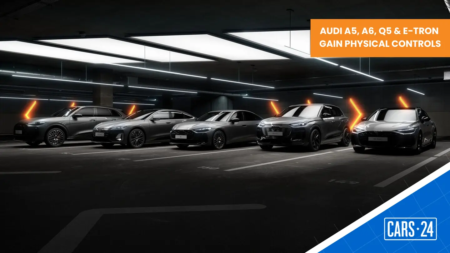Audi A5, A6, Q5 and e-tron models gain new physical controls