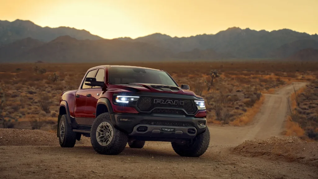 a Ram 1500 TRX Final Edition ute in australian outback