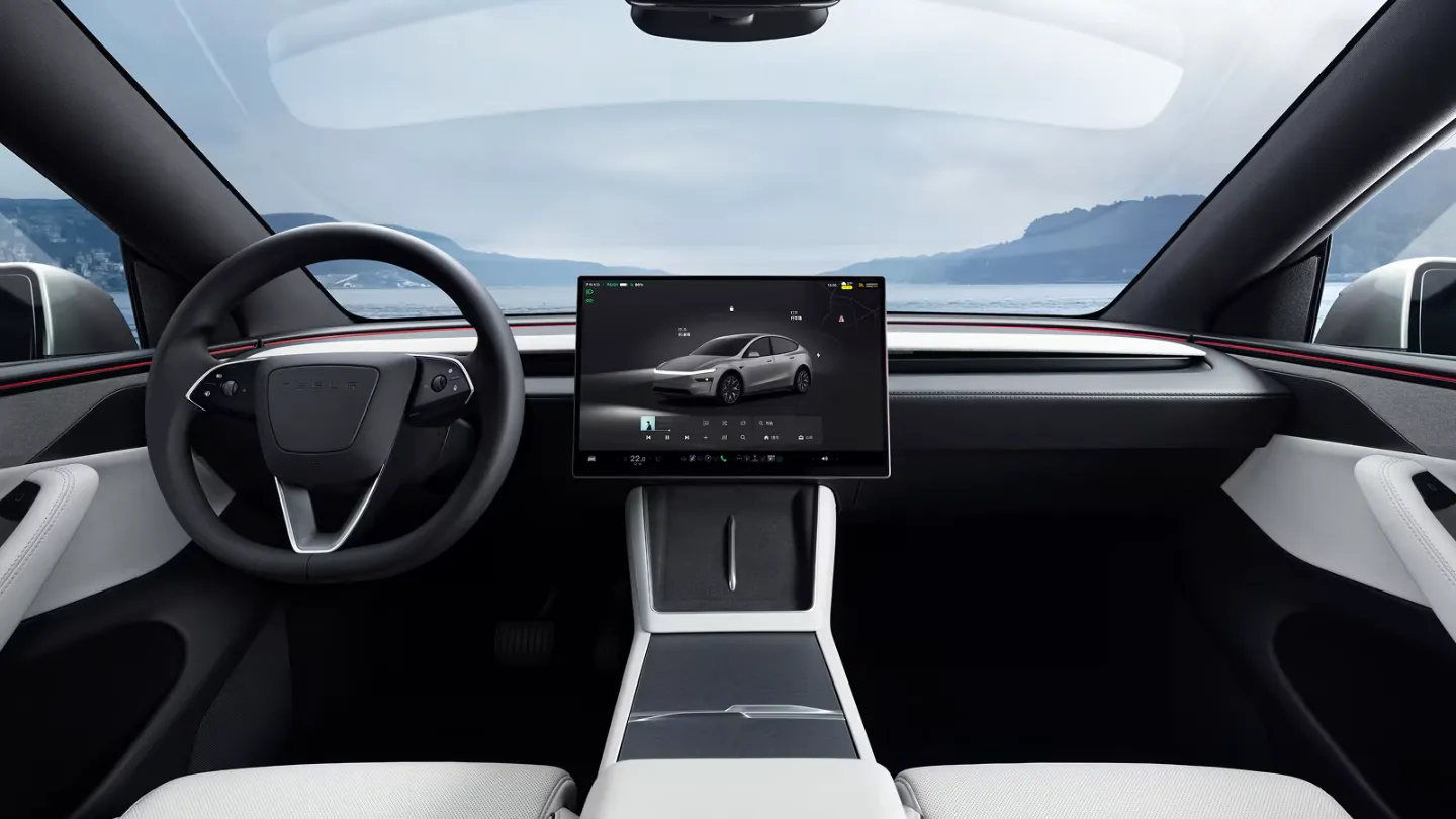 Tesla Model Y L cockpit interior