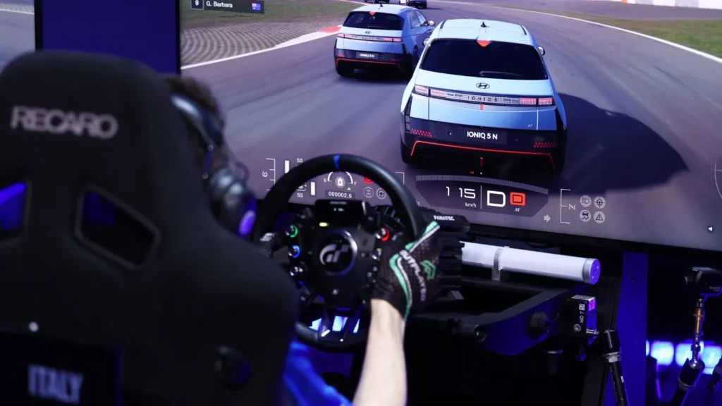 a player in Gran Turismo playstation game