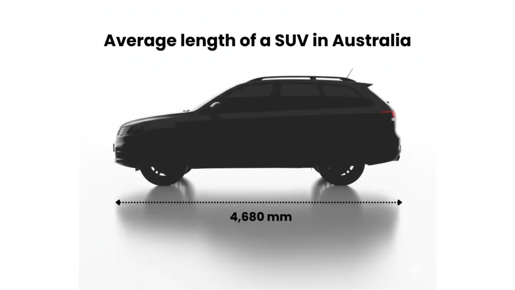 average length of a suv in Australia