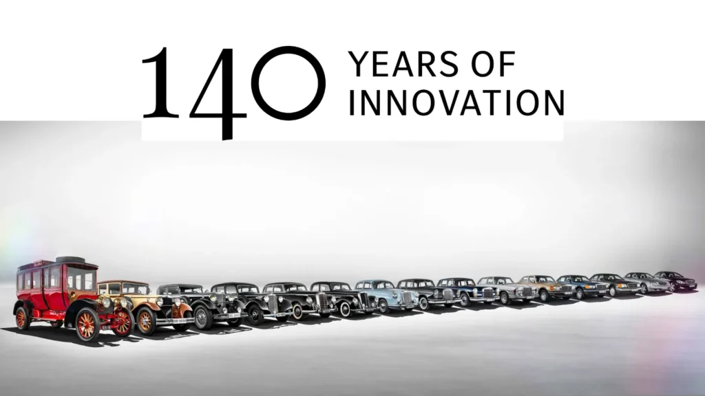140 years of mercedes benz anniversary