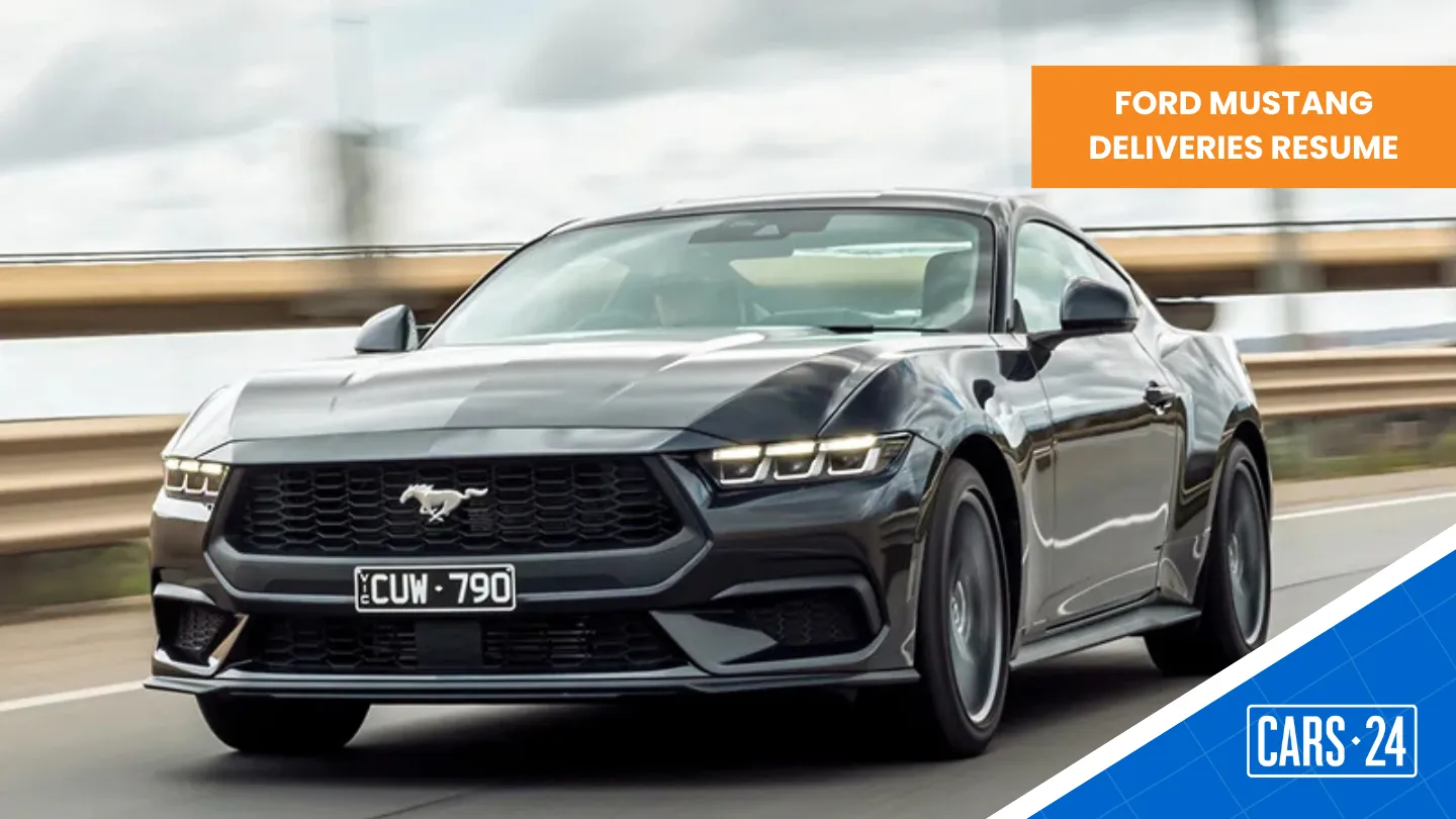 Ford Mustang deliveries resume in australia banner