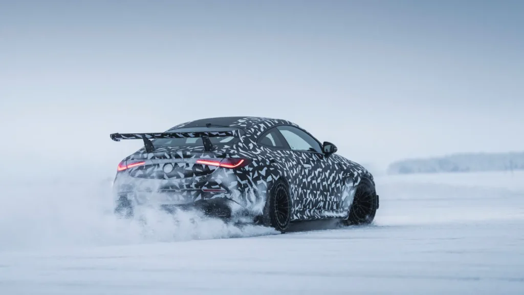 New Mercedes-AMG Mythos model under testing in Sweden
