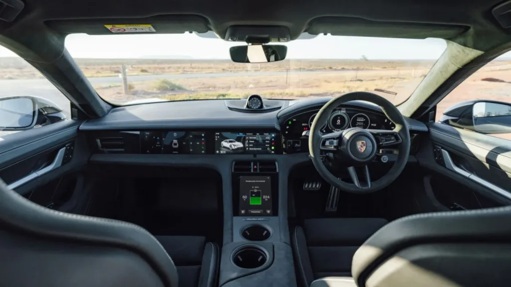 Porsche Taycan Turbo GT cockpit