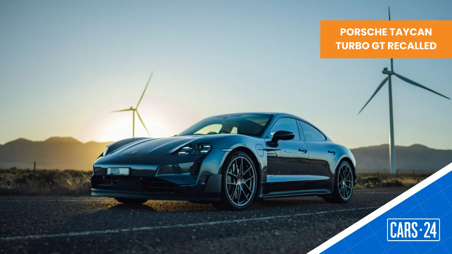 Porsche Taycan Turbo GT recalled for airbag safety issue banner