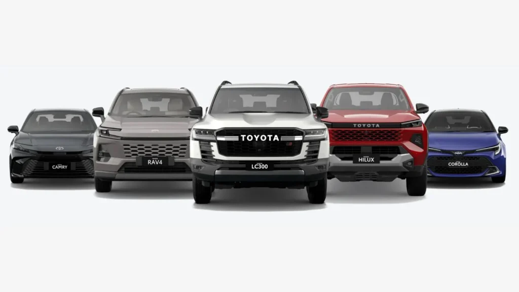 toyota line up