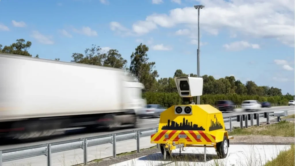 Mobile speed camera