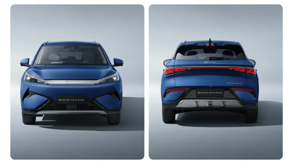 BYD Atto 3 Evo front and rear look