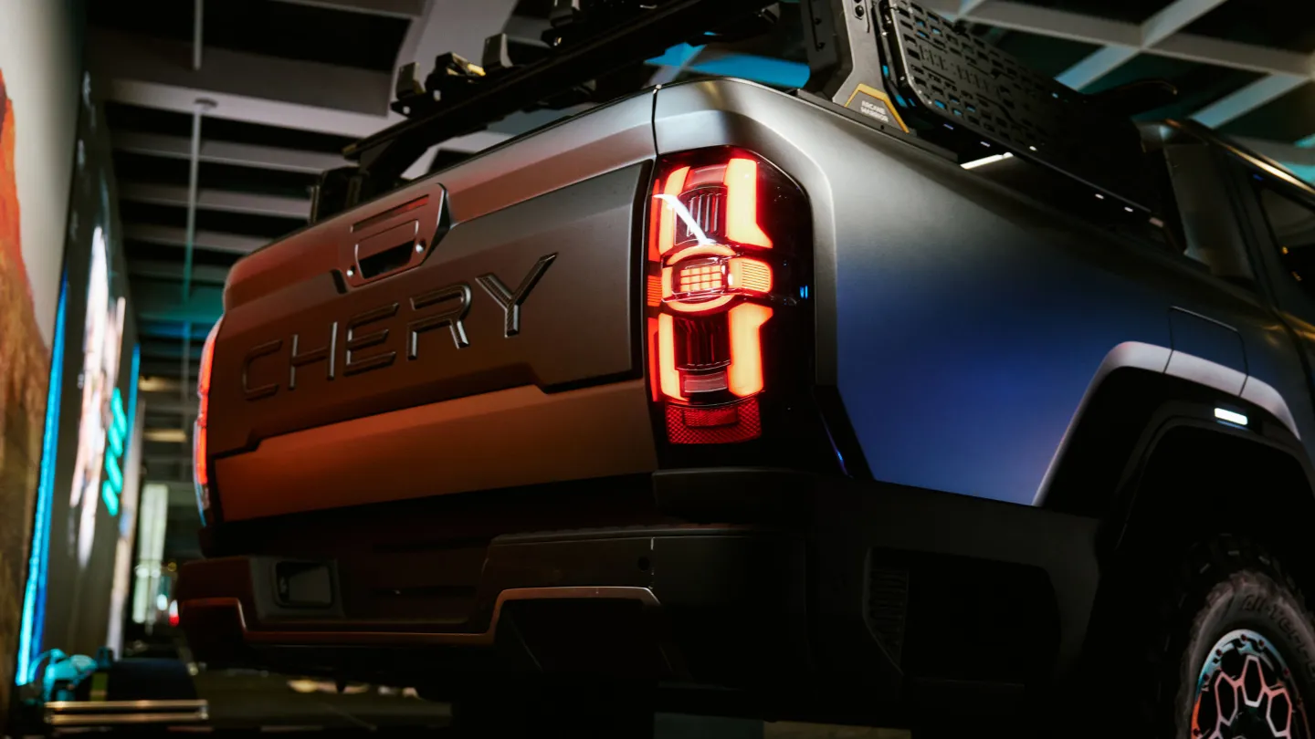 Chery KP31 ute concept back view