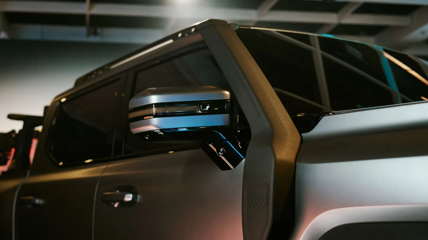 Chery KP31 ute concept side mirror