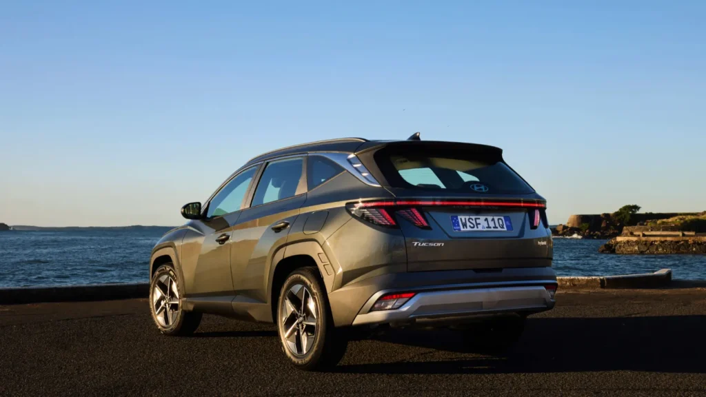 Hyundai Tucson on the beach