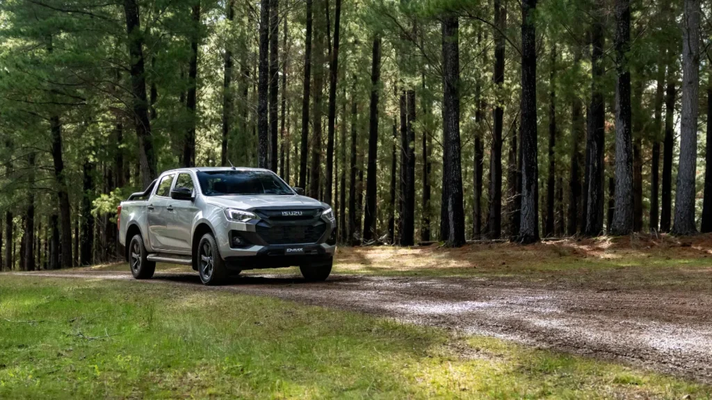 Isuzu D-Max ute in the jungle