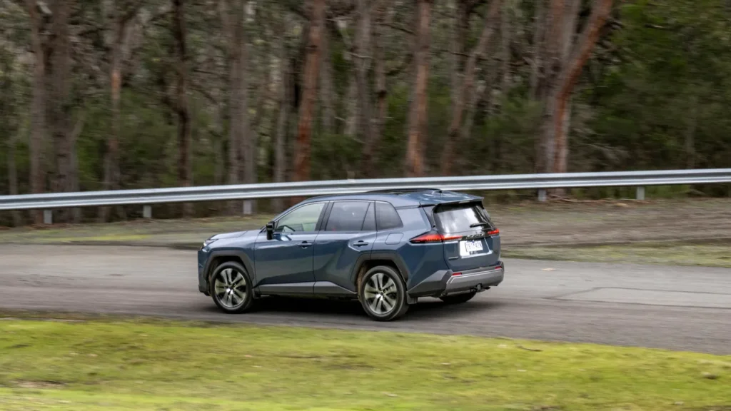 Toyota RAV4 on a road