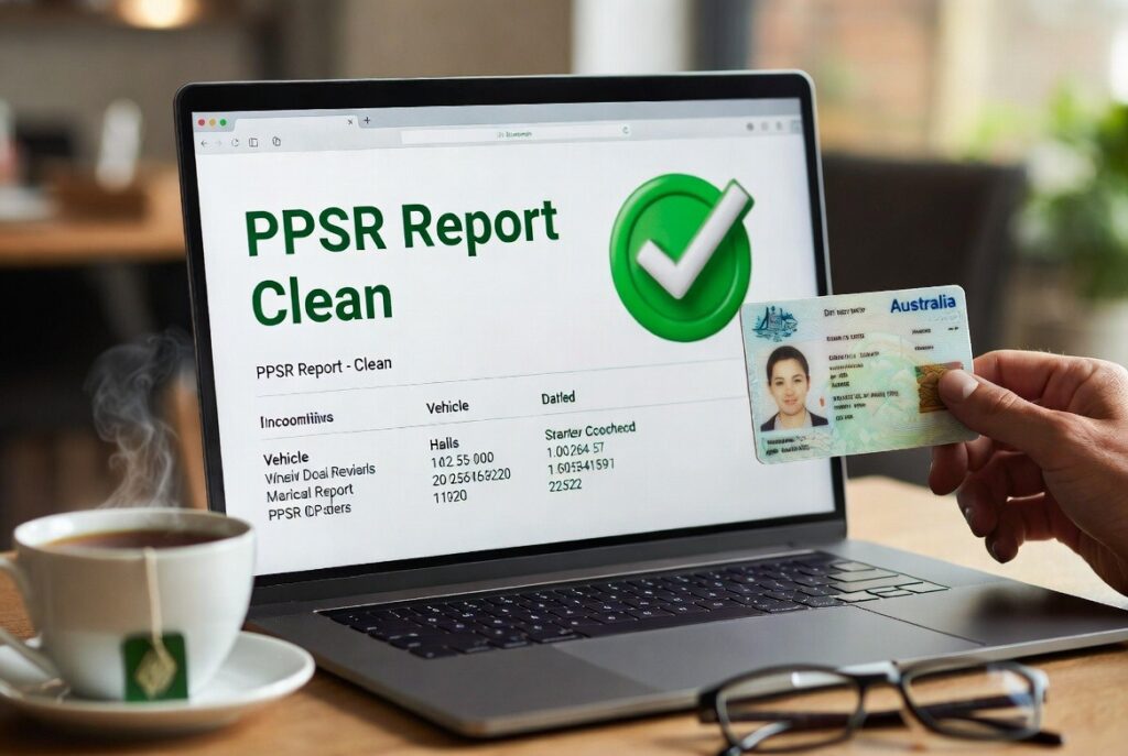 an OK PPSR report of a used car