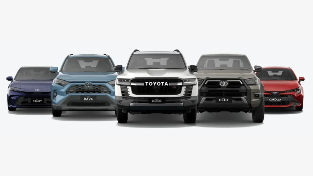 Toyota line up