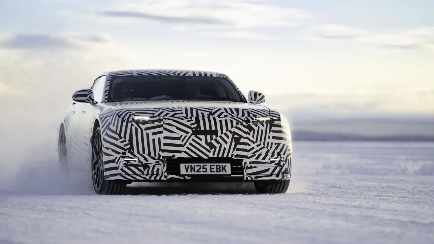 Jaguar winter testing