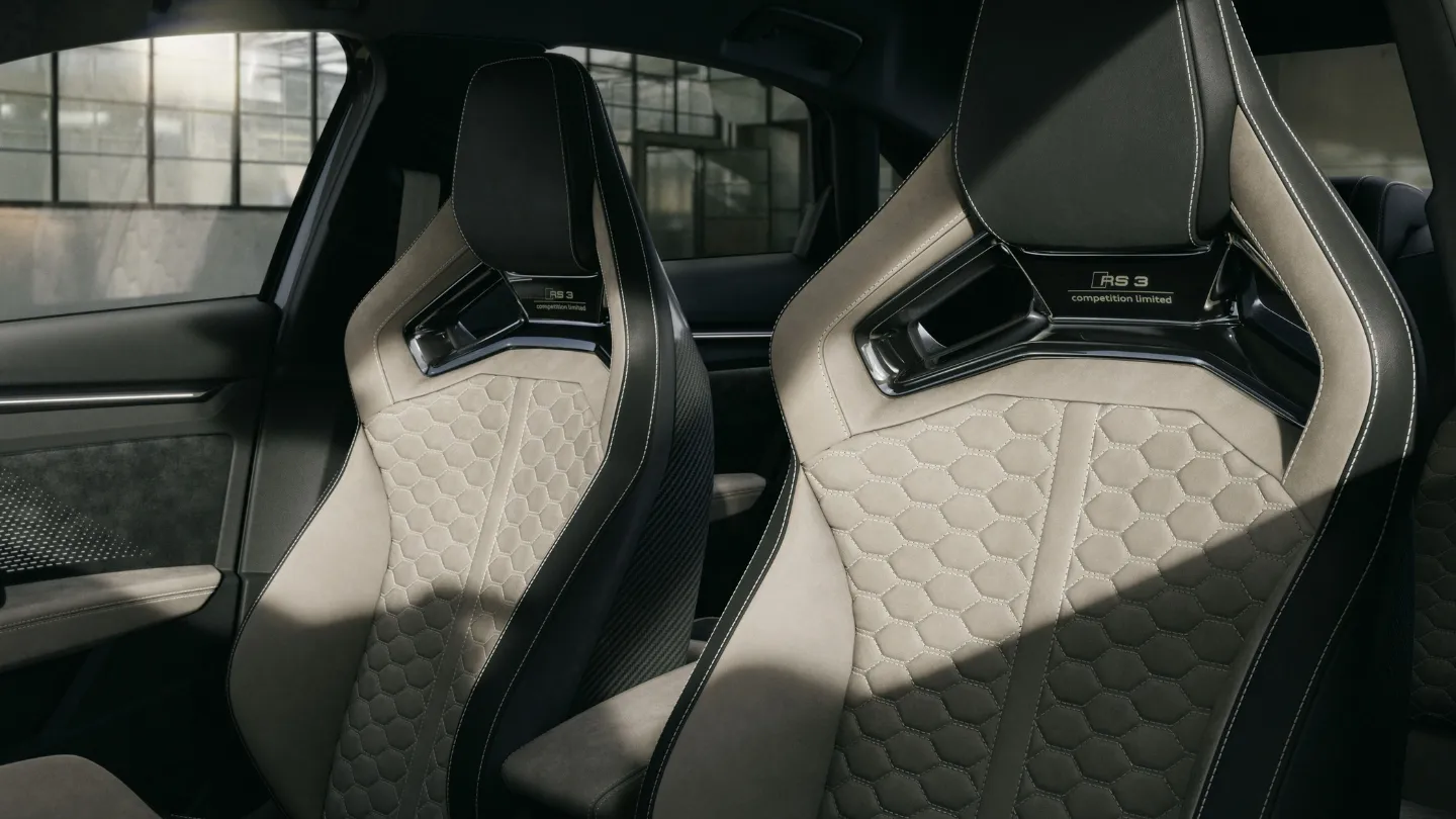 2026 Audi RS 3 Competition Limited front seats