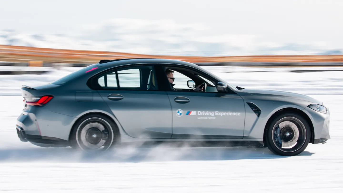 2026 BMW M Snow and Ice Experience Southern Hemisphere Proving Ground running through snow