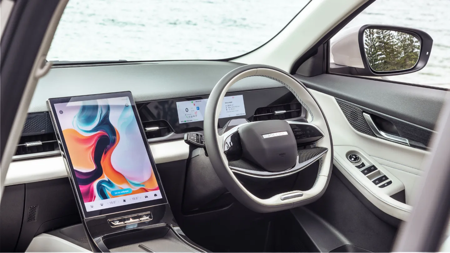 2026 Jaecoo J5 EV cockpit