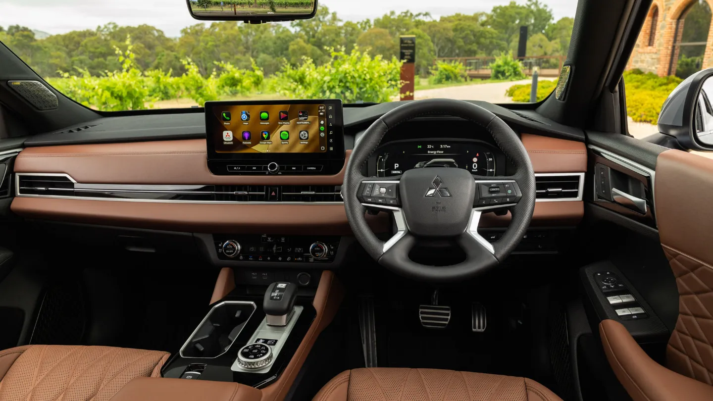 2026 Mitsubishi Outlander PHEV cockpit
